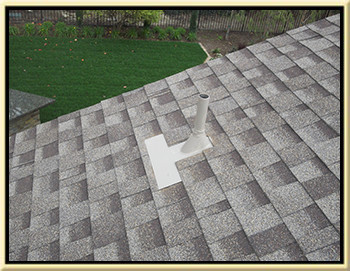 photo of a finished roof repair we did in trabuco canyon